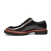 abordables Chaussures de Costume Classiques-Chaussures derby classiques pour hommes, 100 % cuir de première qualité, finition polie, confortables et élégantes, idéales pour les affaires, les mariages et les occasions formelles.