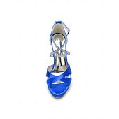 economico sposa-scarpe con plateau argentate da donna - eleganti décolleté da sposa per matrimoni in città
