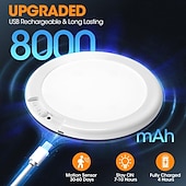 cheap Sensor Night Lights-Rechargeable Motion Sensor Ceiling Light with Remote - Magnetic Wireless Ceiling Light Battery Powered for Closet Shower Stairs Shed Hallway ect