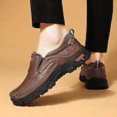 abordables Slip-On Casual Shoes-Men's Brown Slip-On Island &amp; Cruise Loafers – Comfortable Casual Shoes for Vacation, Cruise, and Outdoor Travel