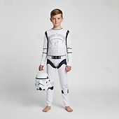 abordables Disfraces para niños-Soldado de asalto Máscara Disfraz Body Película de aventuras Cosplay for Chico Niños Adulto Víspera de Todos los Santos Carnaval Rendimiento Disfraces para eventos escolares