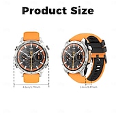 economico Smartwatch-Smartwatch da uomo Amolde HD300 Pro con GPS, mappe offline, memoria da 4 GB, registratore, torcia, sport all'aria aperta, barometro, altimetro e bussola.
