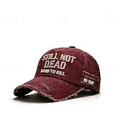 economico I regali-Cappellino da baseball Still Not Dead per uomo, cappello regolabile Hard to Kill, cappello da papà con umorismo vintage, cappello sportivo casual per esterni, cappello da baseball resistente in stile
