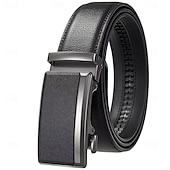 preiswerte Herren-Gürtel-Herren Gürtel Automatische Schnalle Leder Chrom Streetwear Zeitgenössisch Freizeit Einfach A01 A02 Lässig Täglich Geschäft Formell Taillengürtel