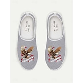  Men's Patriotic Breathable Mesh Slip-On Sneakers – Eagle and Flag Design for Parades, 4th of July, USA Anniversary and National Celebrations