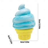 billige Husholdningsartikler-iskremklemme, søt sensorisk stressball med langsom rebound for angstlindring, påskekurvfyll, bursdagsgave &amp;Sommerens sensoriske leketøy for angstlindring for alle