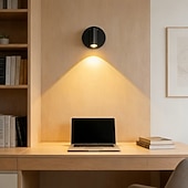 billige Puck lys-Trådløs LED-spotlight med berøringssensor, LED-vegglampe med USB-ladbar funksjon for belysning på soverommet i korridoren og galleriet.