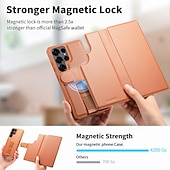 cheap 2026 Samsung Galaxy S26 Series-Phone Case For Samsung Galaxy S26 Ultra Plus S25 Ultra Plus S25 Edge S24 Plus Wallet Case with Stand Holder Full Body Protective Shockproof TPU PU Leather