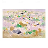cheap Landscape Paintings-Handmade Oil Painting Canvas Wall Art Decoration Abstract for Home Living Room Dining Bedroom Decor Rolled Frameless Unstretched Painting/Stretched Frame Hanging Painting