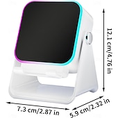 cheap Decorative Lights-Induction Speaker with Phone Stand Wireless Induction Audio Speaker Amplifier with Light 10W Phone Holder Smartphone Bracket