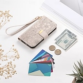 cheap 2026 Samsung Galaxy S26 Series-Phone Case For Samsung Galaxy S26 S26 Plus S26 Ultra Wallet Case Flip Cover with Stand Holder Zipper with Wrist Strap Tree Retro TPU PU Leather