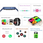 economico Sotto 40 $-iMosi QX7 PRO Orologio intelligente 2 pollice Orologio da Corsa Fitness Smartwatch Bluetooth Contapassi Promemoria chiamata Monitoraggio del sonno Compatibile con Android iOS Unisex Chiamate in