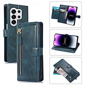 economico 2026 Samsung Galaxy S26 Serie-telefono Custodia Per Samsung Galaxy S26 S26 Plus S26 Ultra Custodia Portafoglio Cerniera Protezione Completa Cavalletto Retrò Pelle PU