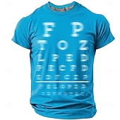  Miesten Hauska slangi T-paita Lyhythihainen T-paita 3D-tulostus Tiukka pyöreä kaula-aukko Paita Muoti Päivittäin Päivittäin Katu Rubiini Kesä Kevät Vaatetus S M L XL XXL XXXL
