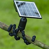 olcso Pathway Lights &amp; Lanterns-1 db kültéri napelemes fali spotlámpa, IP55 vízálló, 3 LED gyöngy, polip dizájn, kettős rögzítési lehetőség, dekoratív LED tájvilágítás kertbe, udvarra, ösvényre, gyepre, teraszra