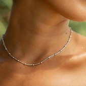 abordables Collares y colgantes-1 PC Collar For Mujer Diario Calle Regalo Legierung Retazos