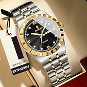 abordables Relojes de Cuarzo-872 nuevo reloj clásico de negocios de acero inoxidable ultrafino para hombre, reloj de pulsera de cuarzo luminoso resistente al agua