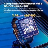 cheap Smartwatch-LOKMAT APPLLP 2 MAX Smart Watch 2.64 inch 4G LTE Cellular Smartwatch Phone Pedometer Call Reminder Alarm Clock Compatible with Null Unisex GPS Hands-Free Calls Media Control IPX-4 57mm Watch Case