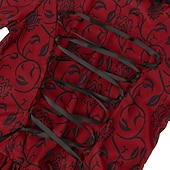 abordables Robes-Rococo 18ème Siècle Robe de cocktail Robe Costume de cosplay Dame Géométrique Robe de bal Déguisement Femmes Royal Halloween Carnaval Mascarade Fête / Soirée Bal de promo Carnaval de Venise Adulte