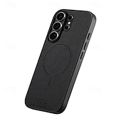 levne 2026 Samsung Galaxy S26 Série-telefon Carcasă Pro Samsung Galaxy S26 S25 Hrana S24 FE S23 Ultra Plus A56 A36 A26 A16 A55 5G A35 5G Magnetické adsorpční pouzdro Podpora bezdrátového nabíjení Nárazuvzdorné TPU PU kůže