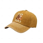 voordelige Geschenken-Team Punch Monkey Meme Baseball Cap Grappige Vintage Gewassen Katoenen Verstelbare Vader Pet voor Mannen en Vrouwen