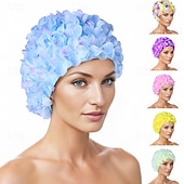 abordables Bonnets de Bain-Bonnets de Bain pour Adultes Nylon Respirabilité Extensible Confortable Natation Surf