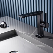 economico Rubinetti per lavandino bagno-Rubinetto per lavabo da bagno - classico rubinetto miscelatore monocomando in ottone galvanizzato per lavabo da bagno