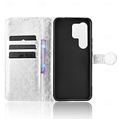 billige 2026 Samsung Galaxy S26-serien-telefon Etui Til Samsung Galaxy S26 S26 Pluss S26 Ultra Lommebok-kortveske Magnetisk Helkroppsbeskyttende med nøkkelbånd Kontor / Bedrift Geometrisk mønster TPU
