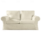 cheap Sofa Cover-2 Seat Sofa Cover or  2 Seat Sofa Bed Cover with Cushion Covers and Backrest Covers For Ektorp Couch Slipcover Washable Furniture Protector  LITB PRIME cover Ektcover