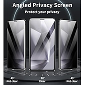 cheap 2026 Samsung Galaxy S26 Series-Phone Case For Samsung Galaxy S26 S26 Plus S26 Ultra Novelty Magnetic Adsorption Slim Case Detachable with Screen Protector Anti peep Metal ABS+PC