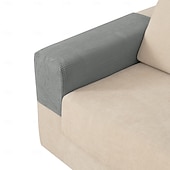 abordables Housse de fauteuil et d'accoudoir de canapé-Housses d'accoudoirs pour chaises et canapés, housses d'accoudoirs de canapé en jacquard spandex, protection antidérapante pour meubles, housses lavables pour fauteuils inclinables