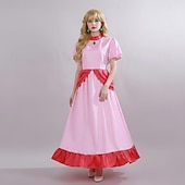 ieftine Costume de damă-Prințesă Rochii Rochie de fete cu flori Costum de petrecere tematică Film de aventură Cosplay for Pentru femei Adulți Halloween Săptămâna Cărții Petrecere Mascaradă Expoziție de Anime