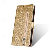 cheap 2026 Samsung Galaxy S26 Series-Phone Case For Samsung Galaxy S26 S26 Plus S26 Ultra Wallet Case Zipper Full Body Protective Kickstand Color Gradient sky PU Leather