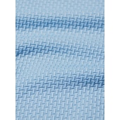 economico Polo classica da uomo-Per uomo Testurizzato Polo a Maglia Waffle Casuale Affari Classico Manica Corta Moda Moderno Tinta unica Testurizzato Bottoni Primavera &amp; Estate Estate Primavera Vestibilità regolare Blu Nero Bianco