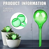 billige Vanning og irrigasjon-10 stk. selvvanningsballer for planter, dryppvanningssystem, automatisk vanningsenhet med plastballer, egnet for innendørs og utendørs blomsterpotter, hager, plener, blomsterbed, lite