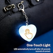 voordelige sensor nachtverlichting-Oplaadbaar taslampje voor Valentijnsdag, hartvormig taslampje voor in de tas, automatische aanraaksensor, onmisbaar accessoire voor in de tas, cadeau voor vriendin, vrouw, moeder, vrienden (1 stuk)