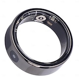 abordables Bagues Intelligentes-Suivi d'activité Smart Ring moniteur d'activité haute précision avec écran LED accessoire de santé intelligent étanche bague de suivi de sommeil et de sport pour hommes et femmes connectée par