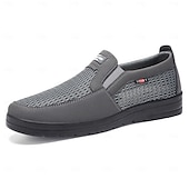 billiga Slip-On vardagsskor-Herrbruna slip-on casualskor, andningsbara, lätta och bekväma promenadloafers för vardagsbruk, kontor, resor, bilkörning, helgfritid och enkel smart casual-stil