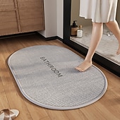 cheap Bathroom Mat-Absorbent Bathroom Mat Non-Slip Foot Mat for Home Use, Quick-Dry Shower Rug, Toilet Door Mat for Bathroom and Restroom