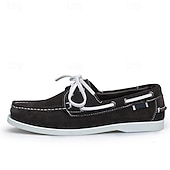 abordables chaussures de bateau-Mocassins à lacets en daim marron pour homme – chaussures habillées décontractées, idéales au quotidien, au bureau et pour un look élégant en extérieur.