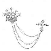 Χαμηλού Κόστους Ανδρικό Σκουλαρίκι-Ανδρικά 1 τεμ Μανικετόκουμπα Μέταλλο Καρφίτσες Causal Καθημερινά Κομψό Μοντέρνα Α B C