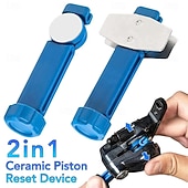 cheap Hand Tools-2in1 Bicycle Brake Pad Spreader Tool Durable Steel Rotatable Bike Oil Disc Piston Reset Hydraulic Brake Caliper Piston Extension