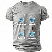  Men's Optimist Pessimist Realist Bassoonist Half Full Empty Reed Soaking Funny Musical Humor Sarcastic Graphic T Shirt Regular Fit Musician Gift Designer Clothing Apparel S M L XL XXL XXXL