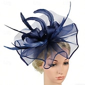 Χαμηλού Κόστους Φασινάτορες-Γοητευτικά Φτερά Δίχτυ Γάμου Γενέθλια Κομψό Βίντατζ χαριτωμένο στυλ Με Φτερό Τούλι Ακουστικό Καπέλα