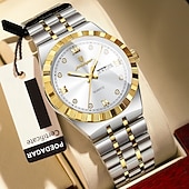 abordables Relojes de Cuarzo-872 nuevo reloj clásico de negocios de acero inoxidable ultrafino para hombre, reloj de pulsera de cuarzo luminoso resistente al agua