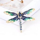 abordables Broche de Hombre-Unisexo 1 PC Gemelos Legierung Broche Casual Diario Elegante Moda Violeta Rojo Verde Trébol