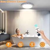 cheap Sensor Night Lights-Rechargeable Motion Sensor Ceiling Light with Remote - Magnetic Wireless Ceiling Light Battery Powered for Closet Shower Stairs Shed Hallway ect