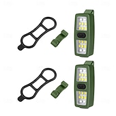preiswerte Campingleuchten und Laternen-2 Stück 3 W Taschenlampen &amp; Campinglichter Arbeitsleuchten Multifunktion Niedlich Kreativ Weiß Rot Blau 5 V Außenbeleuchtung Hof Garten 16 LED-Perlen