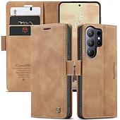 preiswerte 2026 Samsung Galaxy S26 Serie-Handy Hülle Handyhüllen Für Samsung Galaxy S26 S26 Ultra Plus Brieftaschenhülle Flip-Cover Mit Ständer Ständer Kartenfach Retro TPU PU-Leder
