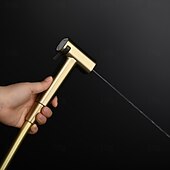 זול ברזים לבידה-סט ריסוס בידה חם וקר מוסתר לאסלה, מרסס בידה ידני לאסלה, מרסס בידה ידני לשירותים, מים חמים